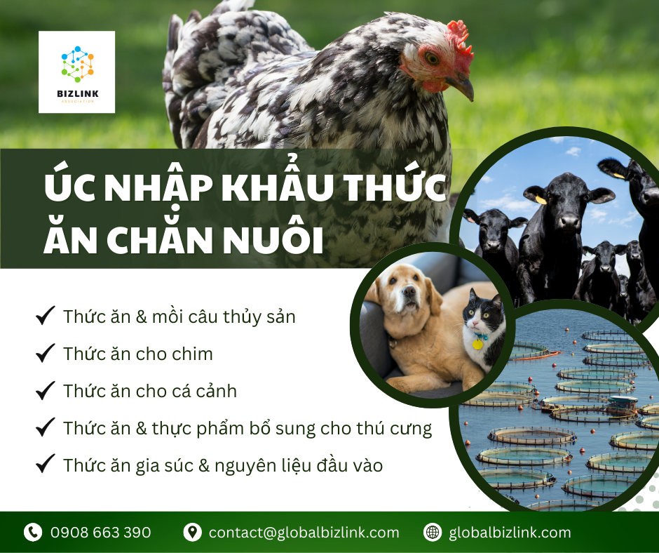 Úc nhập khẩu thức ăn chăn nuôi: Điều kiện & định hướng cho doanh nghiệp 2